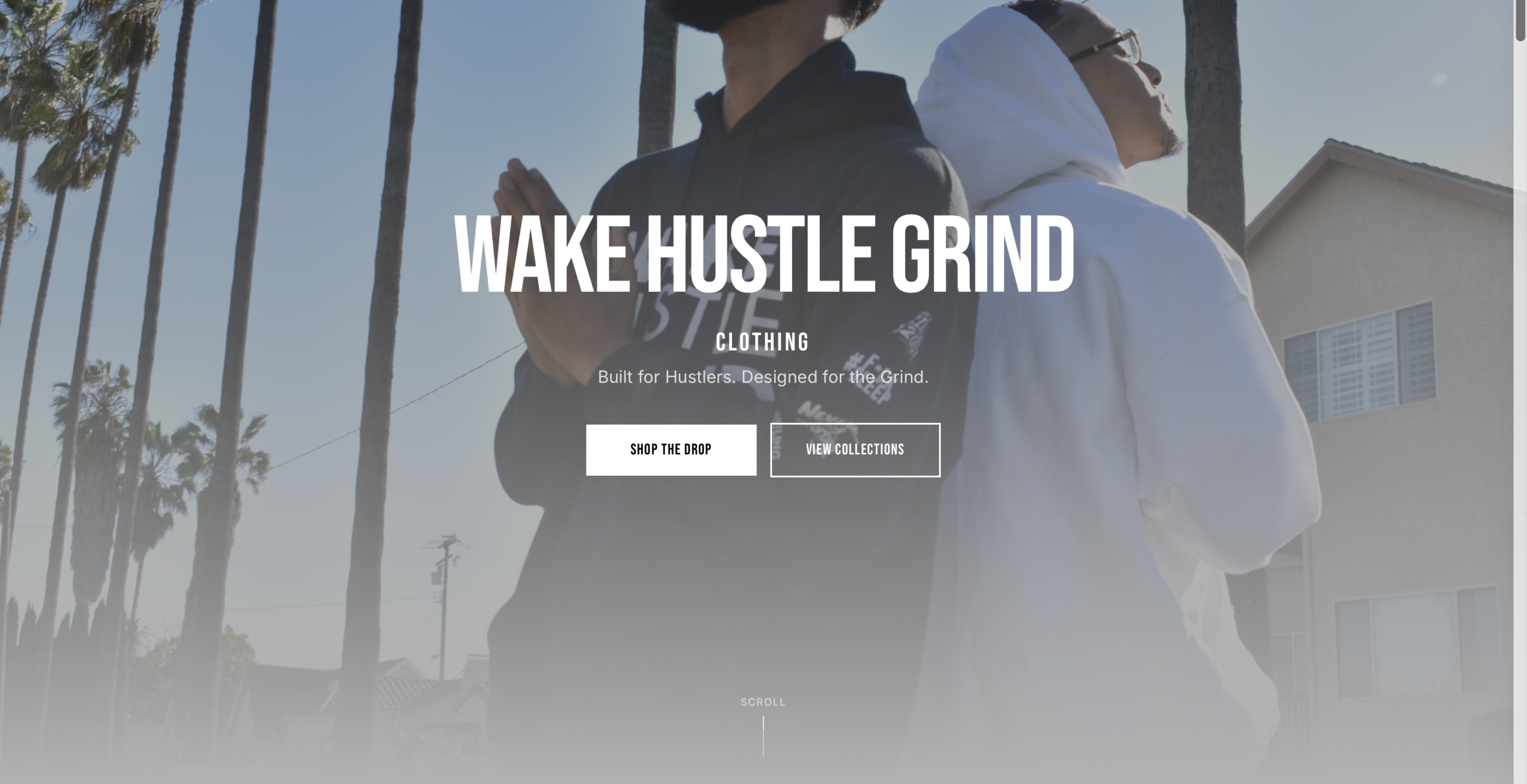 wake hustle grind shop header
